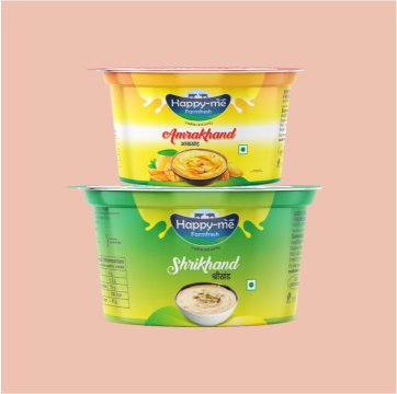 Savor the natural goodness of Shrikhand, where the rich flavors of quality ingredients shine, without any artificial flavors, colors, and preservatives.